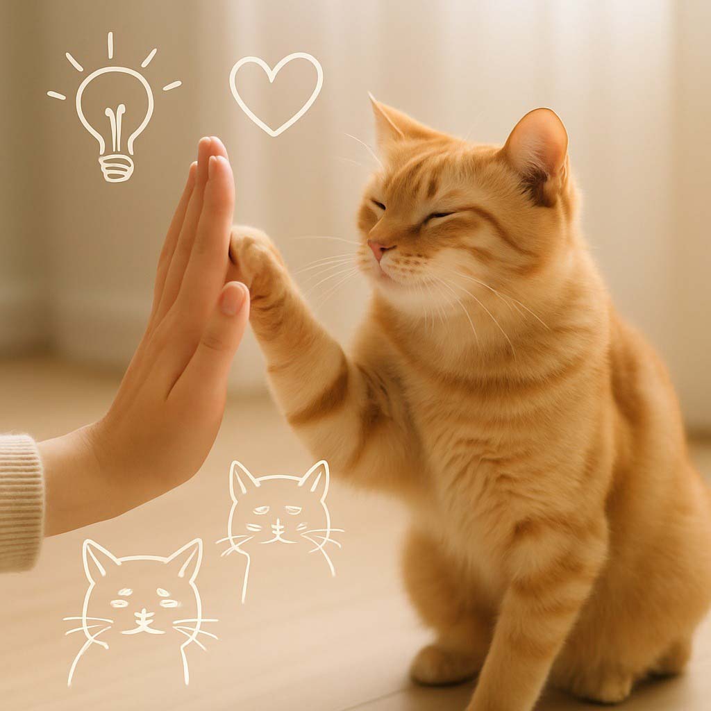 gatto-tigrato-mano